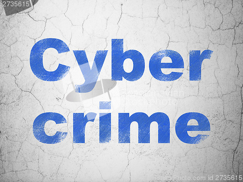 Image of Security concept: Cyber Crime on wall background