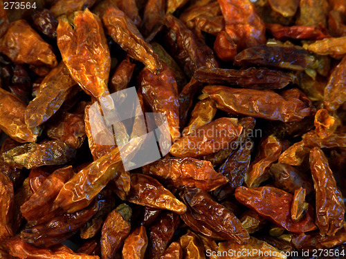 Image of Red Hot Dessicated Peppers