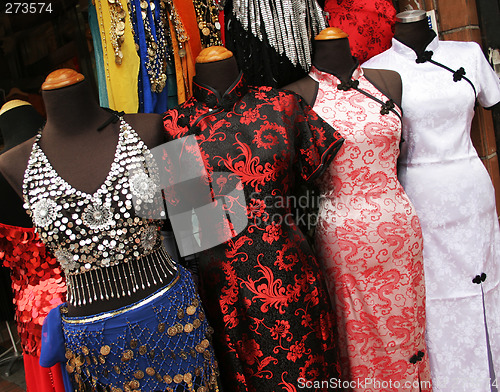 Image of Asian-style dresses