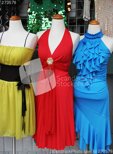 Image of Evening gowns.