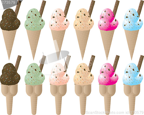 Image of ice cream variation sprinkle