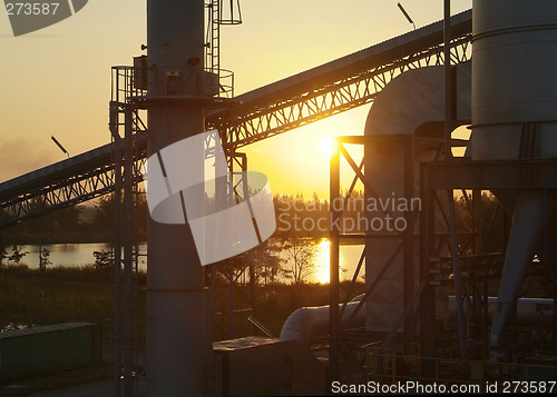 Image of Industrial sunset