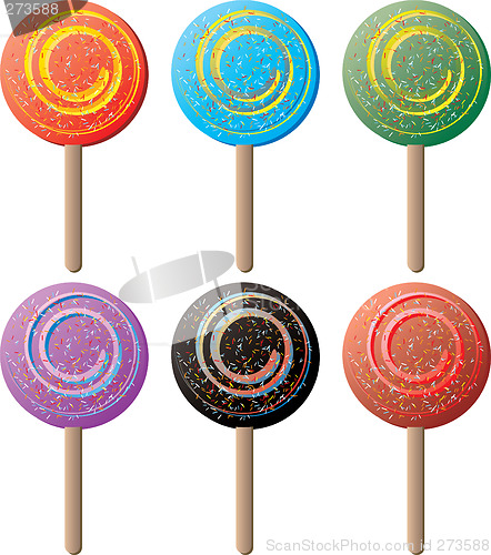 Image of lollipop round