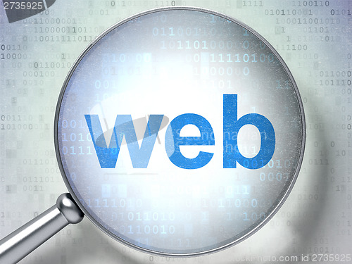 Image of Web with optical glass