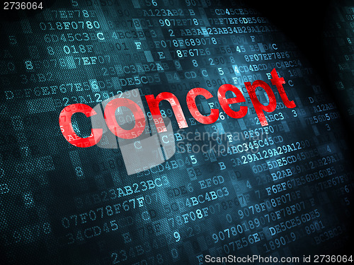 Image of Marketing concept: Concept on digital background