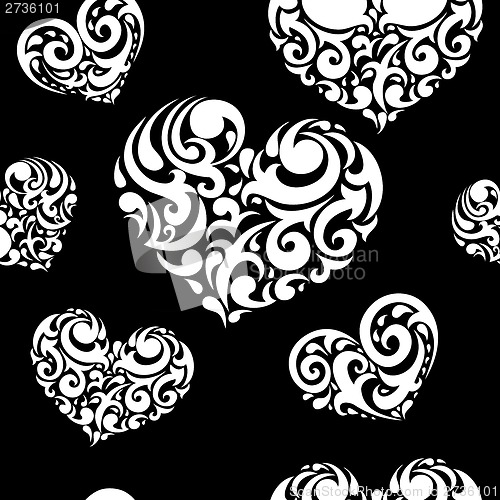 Image of Love seamless background