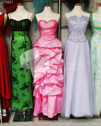 Image of Gorgeous dresses.