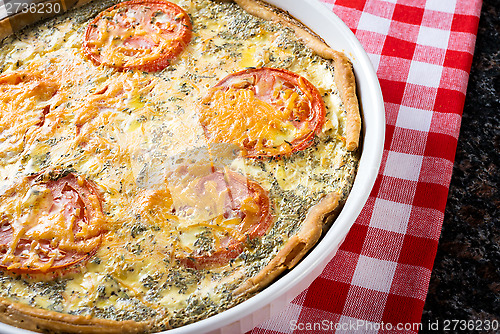 Image of Tomato and Onion Quiche