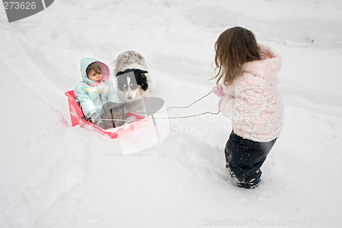 Image of Sisters in the Snow