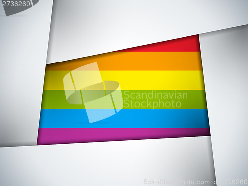 Image of Square Glass Glossy Button Gay