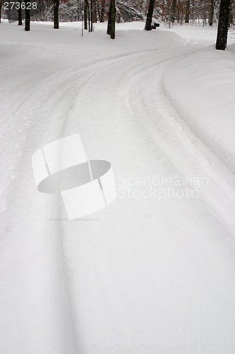 Image of Snowy Roadway