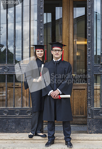 Image of Couple in the Graduation Day