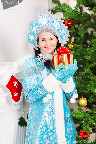 Image of Smiling snow maiden