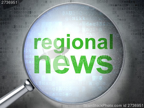 Image of Regional News with optical glass