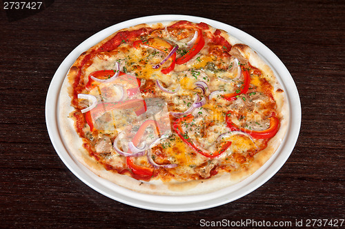 Image of meat pizza