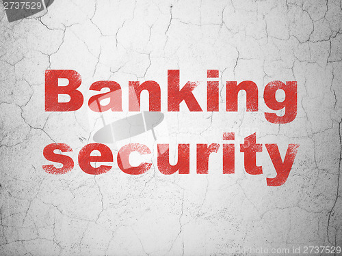 Image of Banking Security on wall background