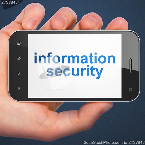 Image of Privacy concept: Information Security on smartphone