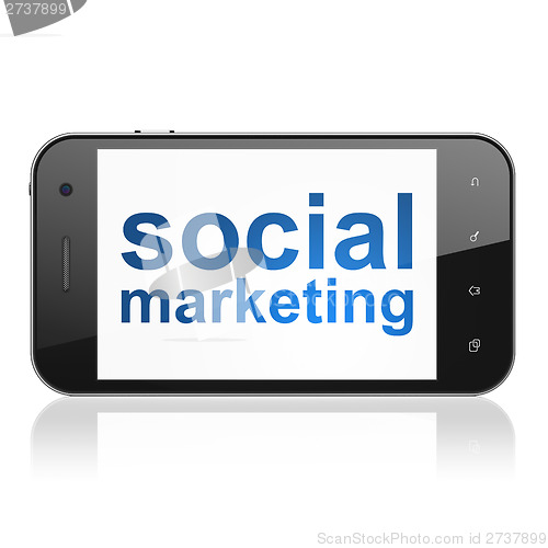 Image of Social Marketing on smartphone