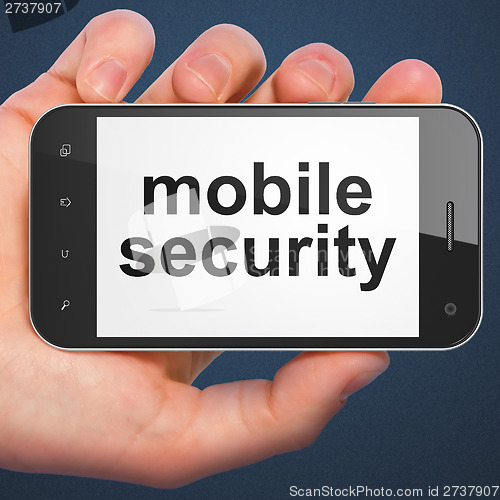 Image of Security concept: Mobile Security on smartphone