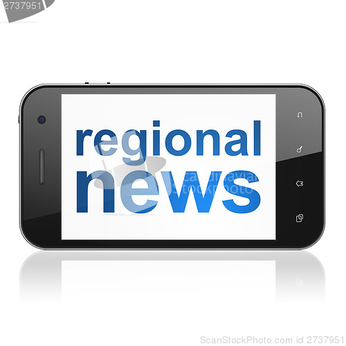 Image of Regional News on smartphone