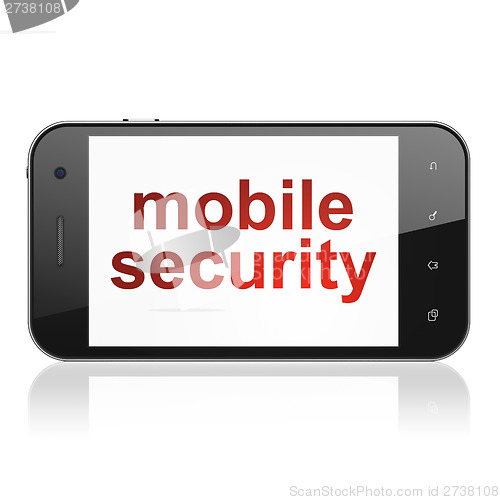 Image of Protection concept: Mobile Security on smartphone