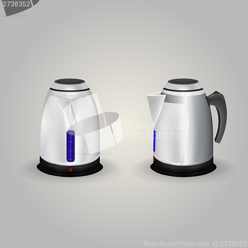 Image of Illustration of electric kettles