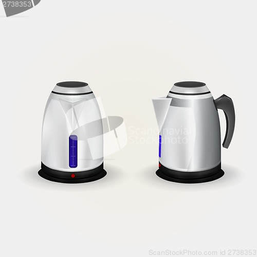 Image of Illustration of electric kettles