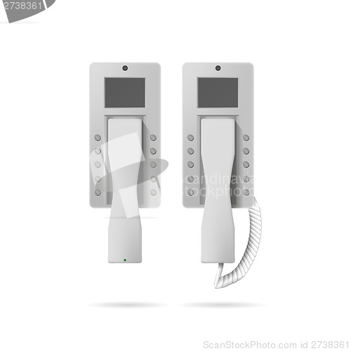 Image of Illustration of landline phone
