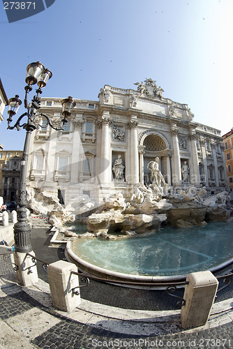 Image of fountain of trevi rome italy