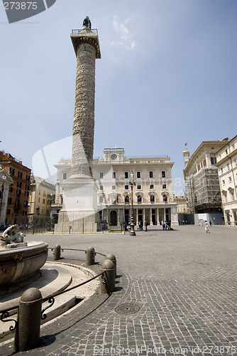 Image of piazza colonna rome italy