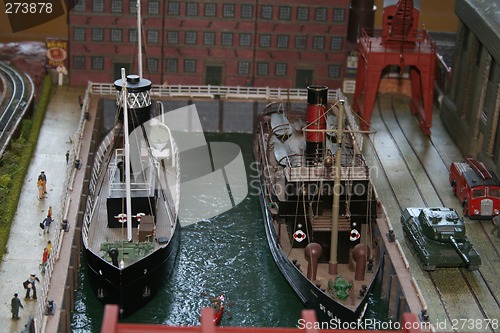 Image of model ships