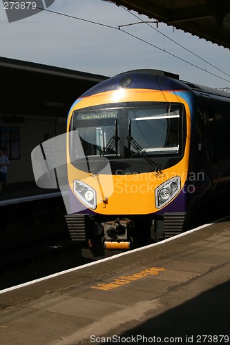Image of modern diesel train