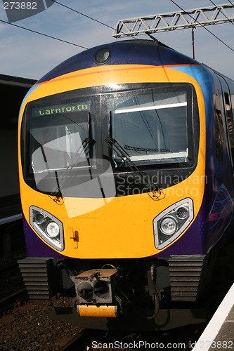 Image of modern diesel train