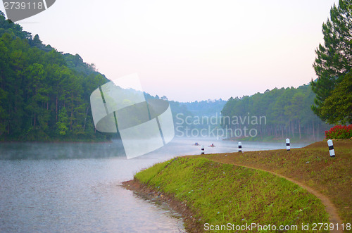 Image of morning lake