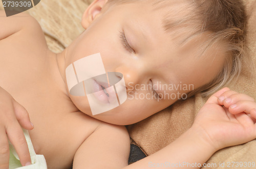 Image of sleeping boy