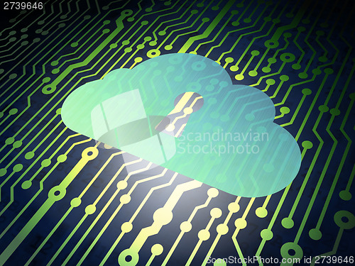 Image of circuit board with Cloud Keyhole