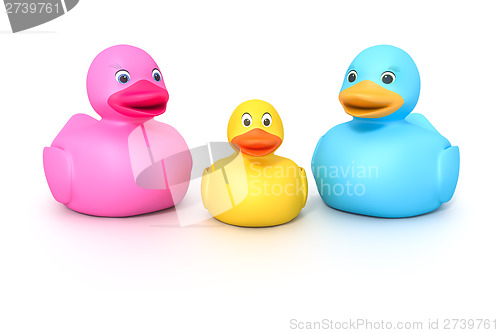 Image of ducky family