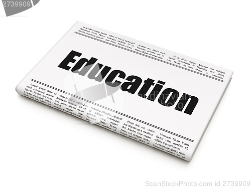 Image of Education news concept: newspaper headline