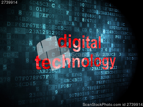 Image of Digital Technology on background