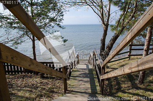 Image of Stairs to the beach