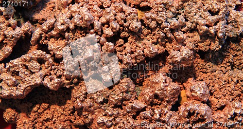 Image of natural copper background