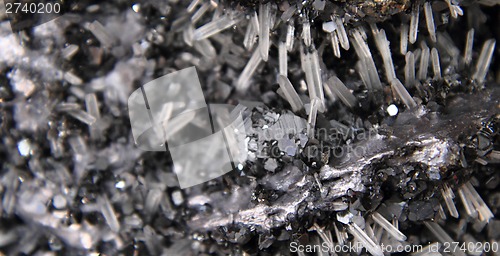 Image of lead crystals background