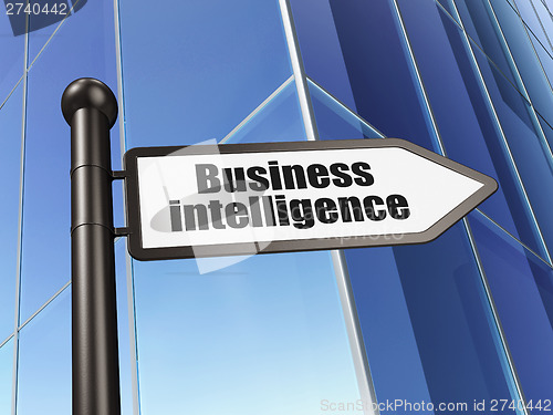 Image of Finance concept: sign Business Intelligence