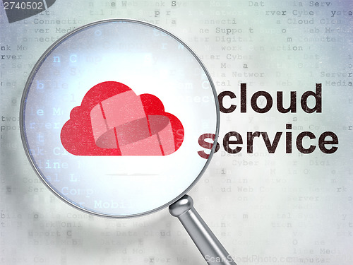 Image of Cloud and Service optical glass