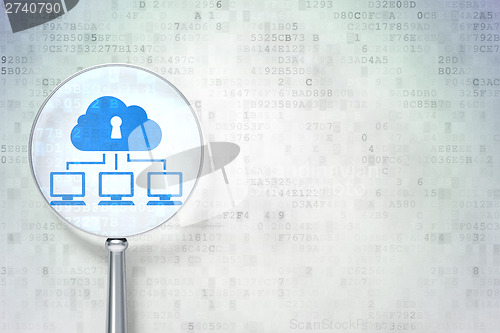 Image of Cloud networking concept