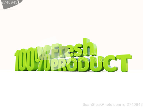 Image of 3d Fresh Product 