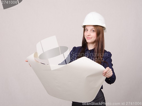Image of Engineer looking project