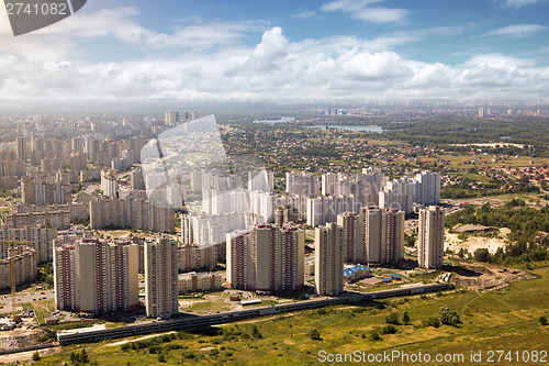 Image of Kiev, summer cityscape of Ukrainian capital