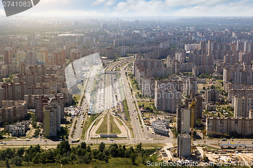 Image of Kiev, summer cityscape of Ukrainian capital