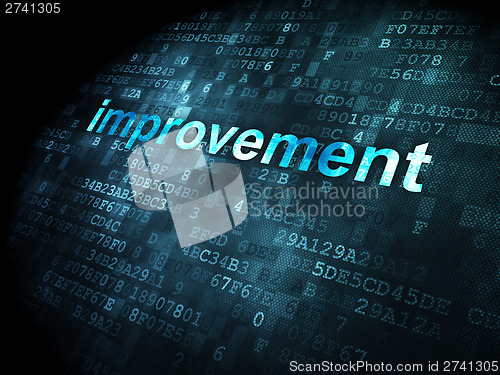 Image of Business concept: Improvement on digital background